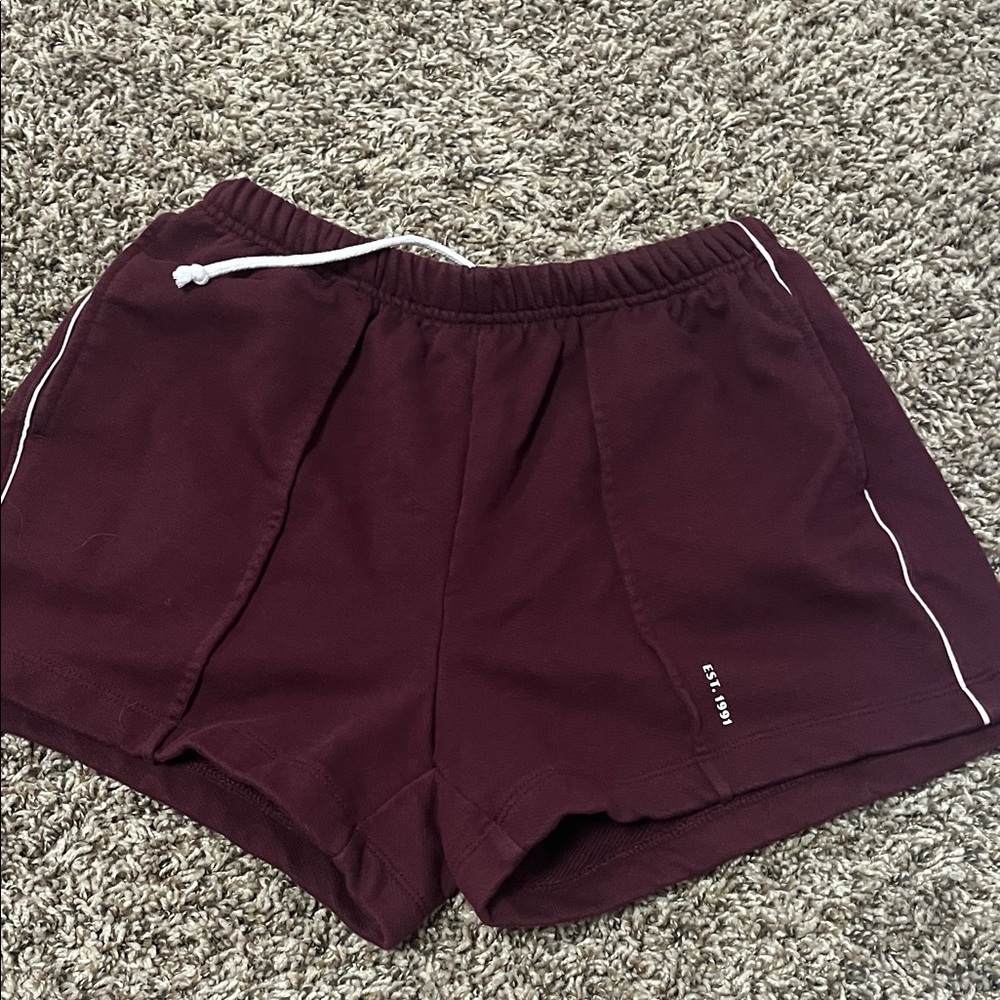 Wild Fable Burgundy Athletic Shorts